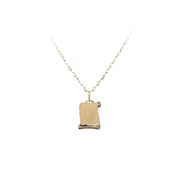 Gold Pendant Letter G