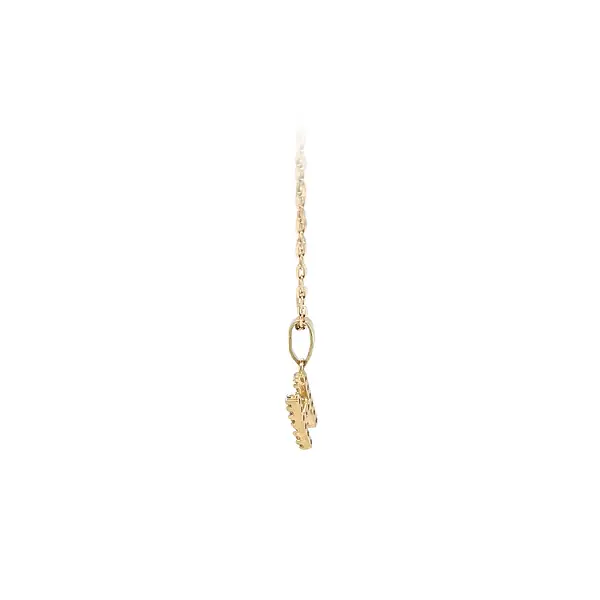 Gold Pendant Letter H