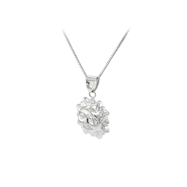 Pendant of the Sun made of White Gold