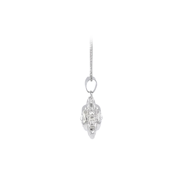 Pendant of the Sun made of White Gold