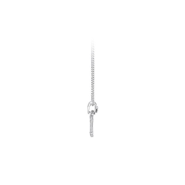 Pendant Letter I with Zircons
