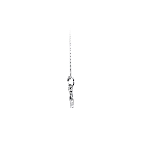 Pendant with White Gold Zircons