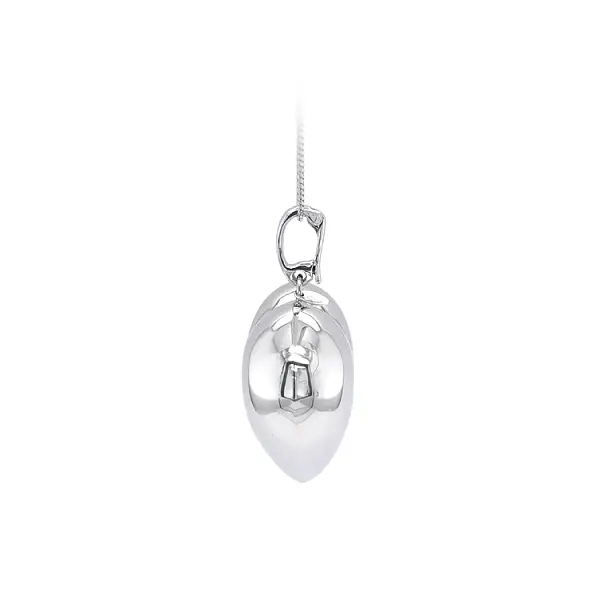 Pendant Heart of White Gold