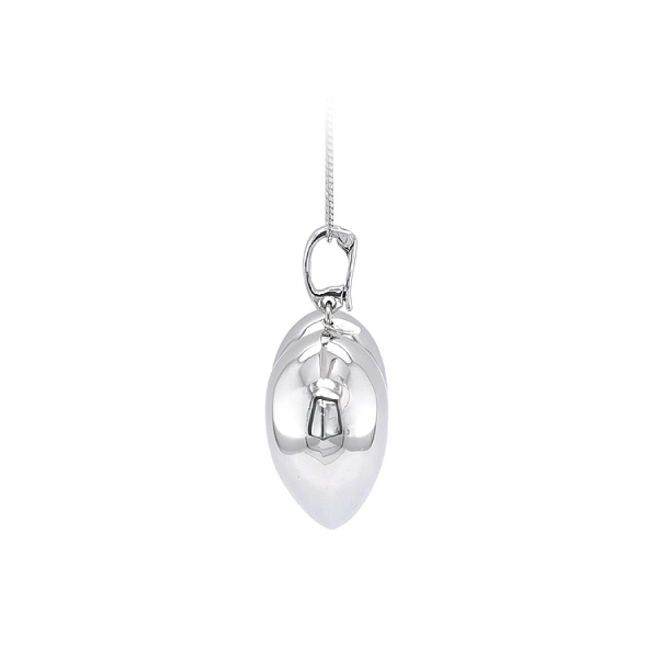 Pendant Heart of White Gold