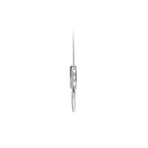 Pendant Heart with Zircons