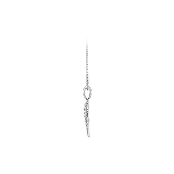 Pendant Heart with Zircons