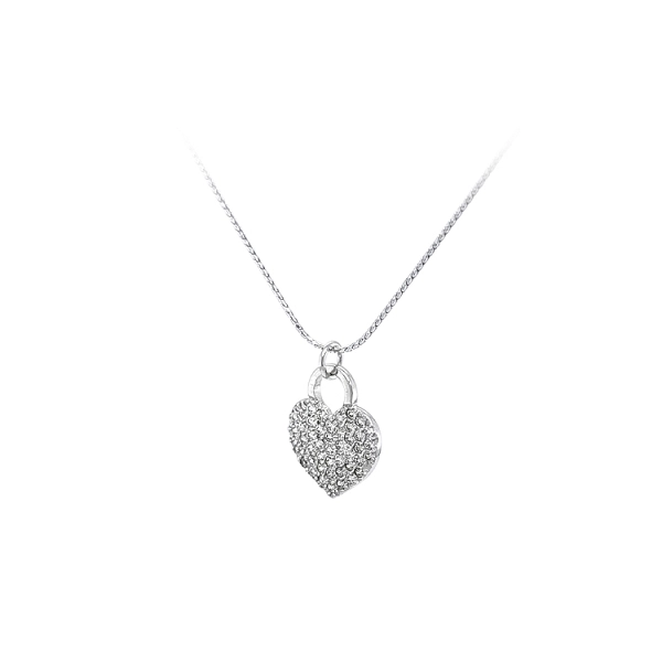 Pendant Heart with Zircons