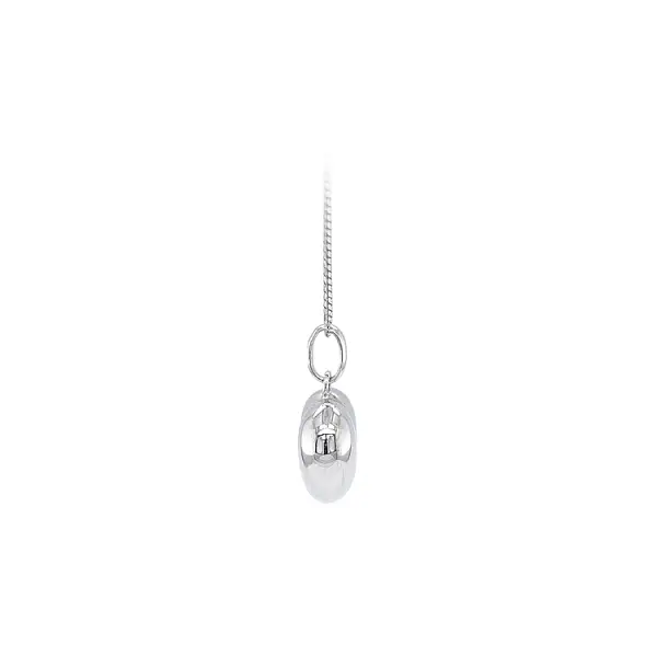 Pendant Heart of White Gold