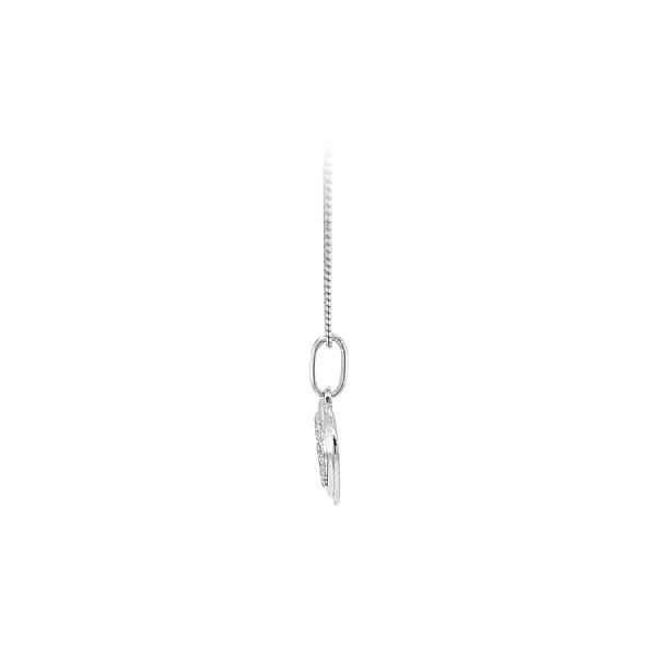 Pendant Heart of White Gold