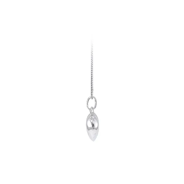 Pendant Heart of White Gold
