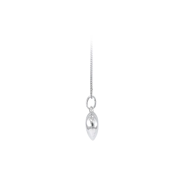 Pendant Heart of White Gold