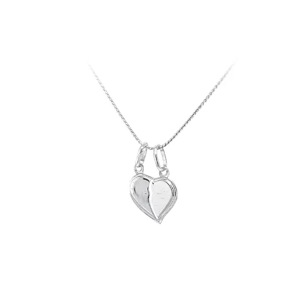 Pendant Heart for Two for Engraving