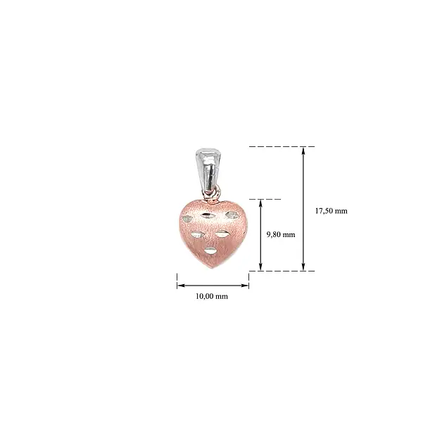 Pendant Heart of Gold Combination