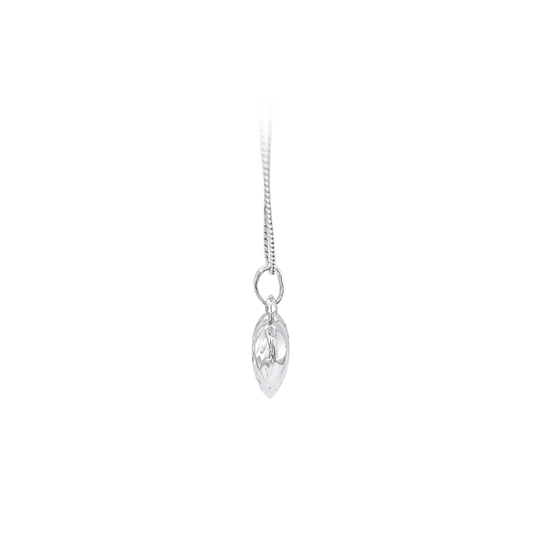Pendant Heart of White Gold