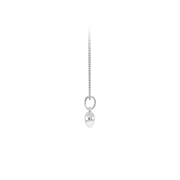 Pendant Heart of White Gold