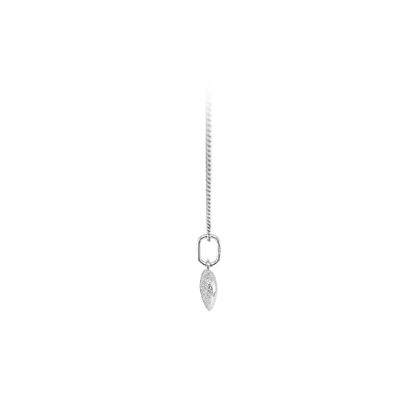 Pendant Heart of White Gold