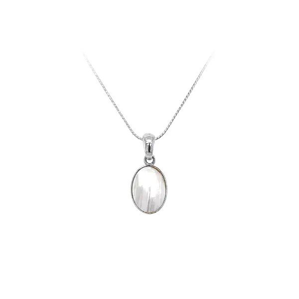 Pendant with White Gold Pearl
