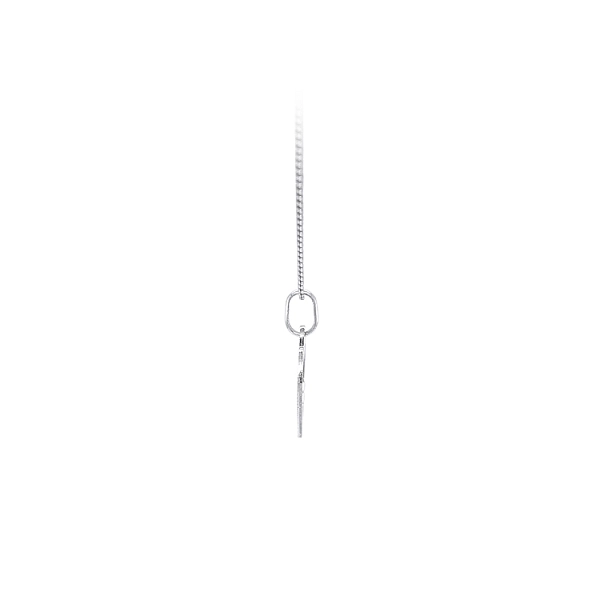 Pendant Heart of White Gold