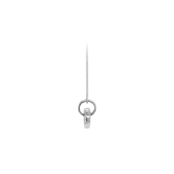 Pendant Heart of White Gold