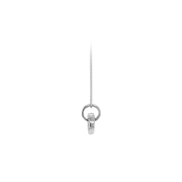 Pendant Heart of White Gold