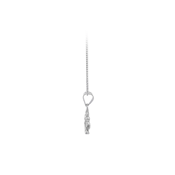Pendant Sign of the Gemini made of White Gold