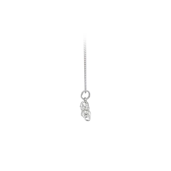 Pendant Dog from White Gold