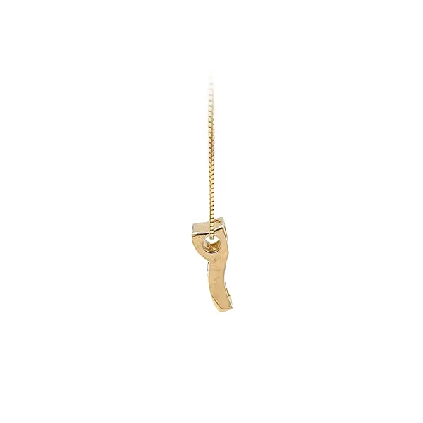 Gold Pendant with Zircons