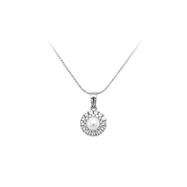 Pendant with White Gold Pearl