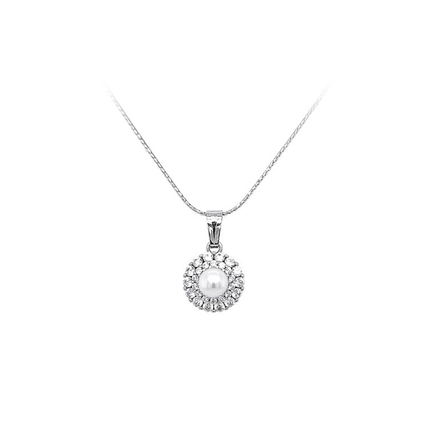 Pendant with White Gold Pearl