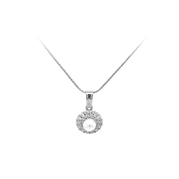 Pendant with White Gold Pearl