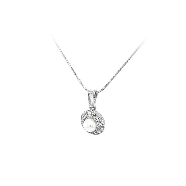 Pendant with White Gold Pearl