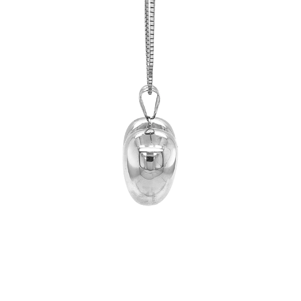 White Gold Heart Pendant