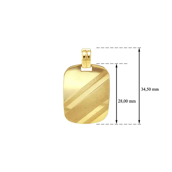 Gold Plate for Engraving