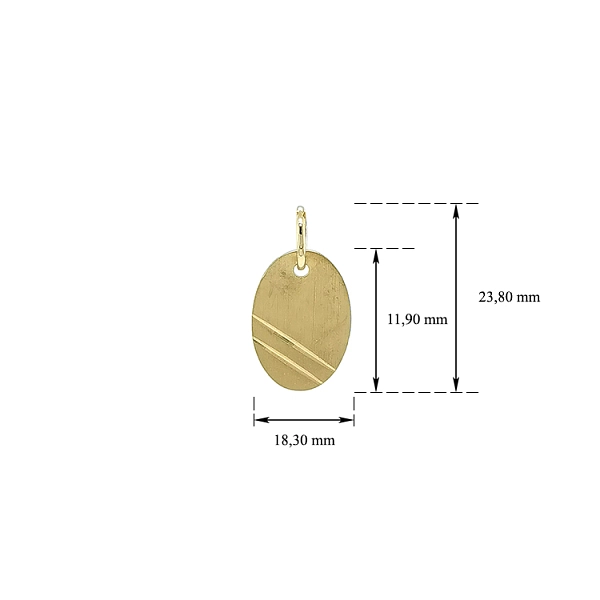 Gold Medallion for Engraving