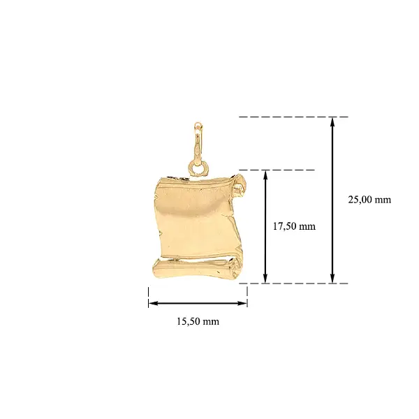 Gold Plate for Engraving Parchment