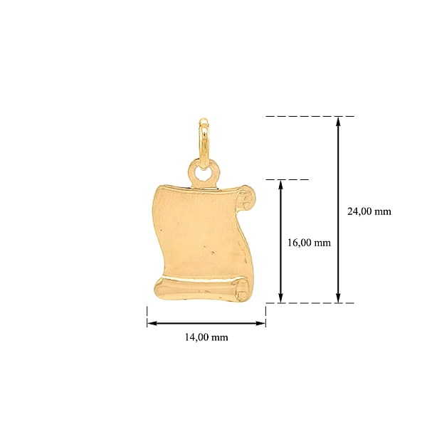 Gold Plate for Engraving Parchment