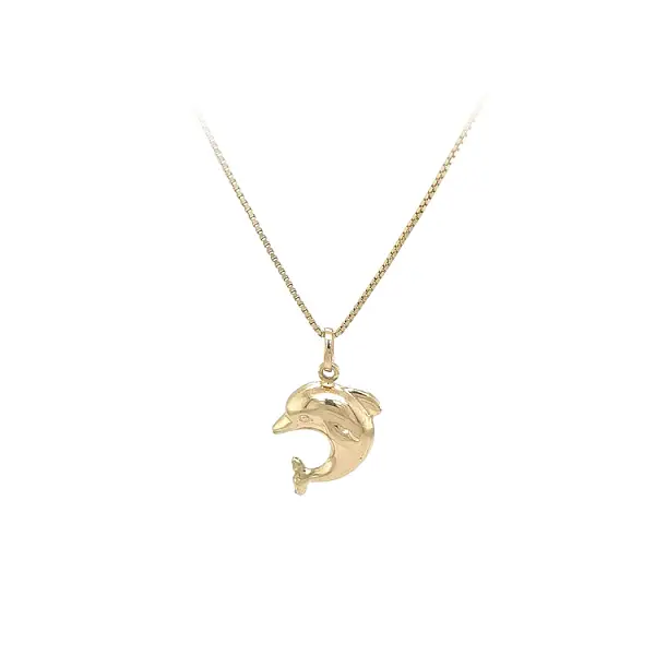 Golden Dolphin Pendant