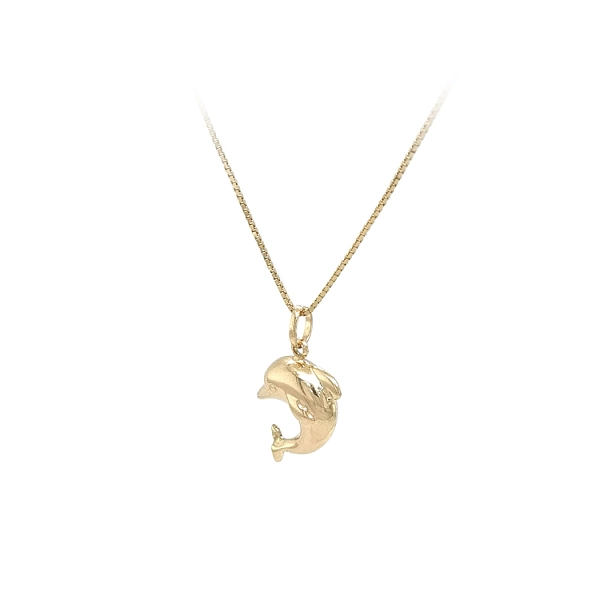 Golden Dolphin Pendant