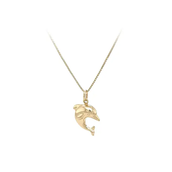 Golden Dolphin Pendant