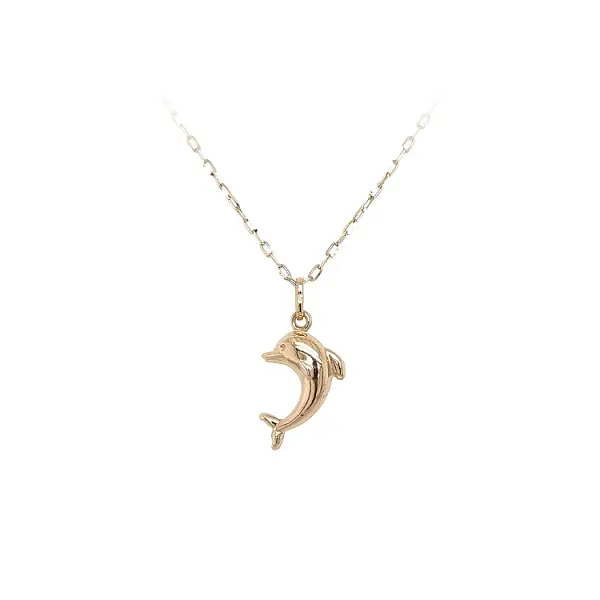 Golden Dolphin Pendant
