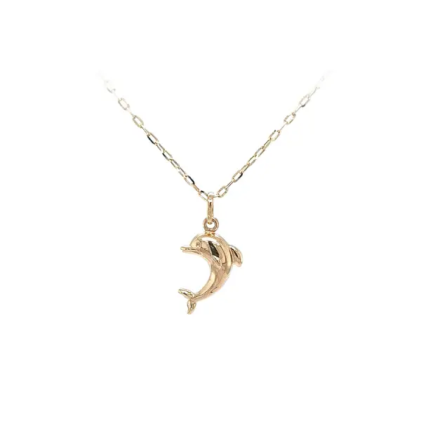Golden Dolphin Pendant