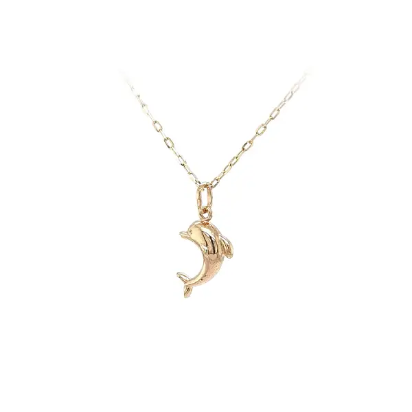 Golden Dolphin Pendant