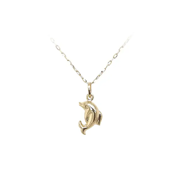 Golden Dolphin Pendant
