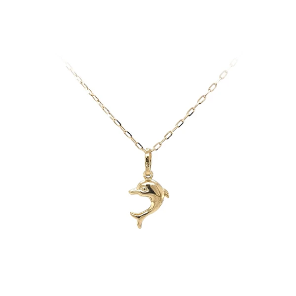 Golden Dolphin Pendant