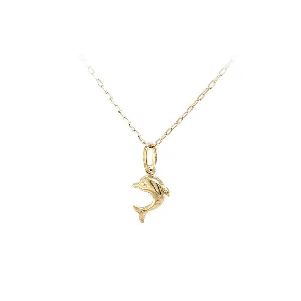 Golden Dolphin Pendant