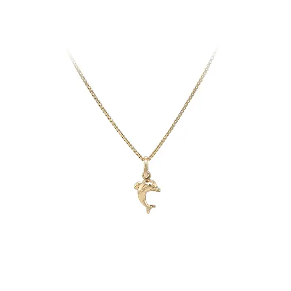 Golden Dolphin Pendant