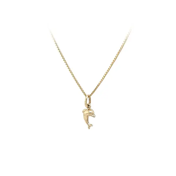 Golden Dolphin Pendant