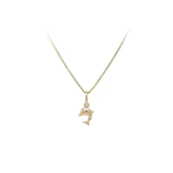 Golden Dolphin Pendant