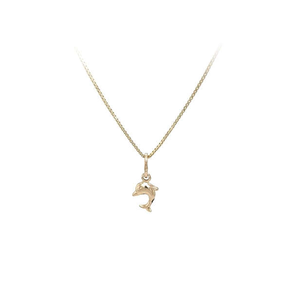 Golden Dolphin Pendant