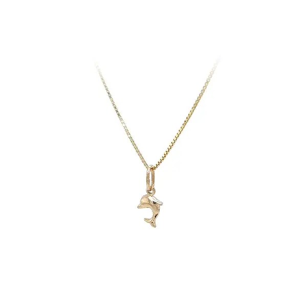 Golden Dolphin Pendant